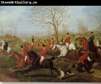 unknow artist Classical hunting fox, Equestrian and Beautiful Horses, 074.